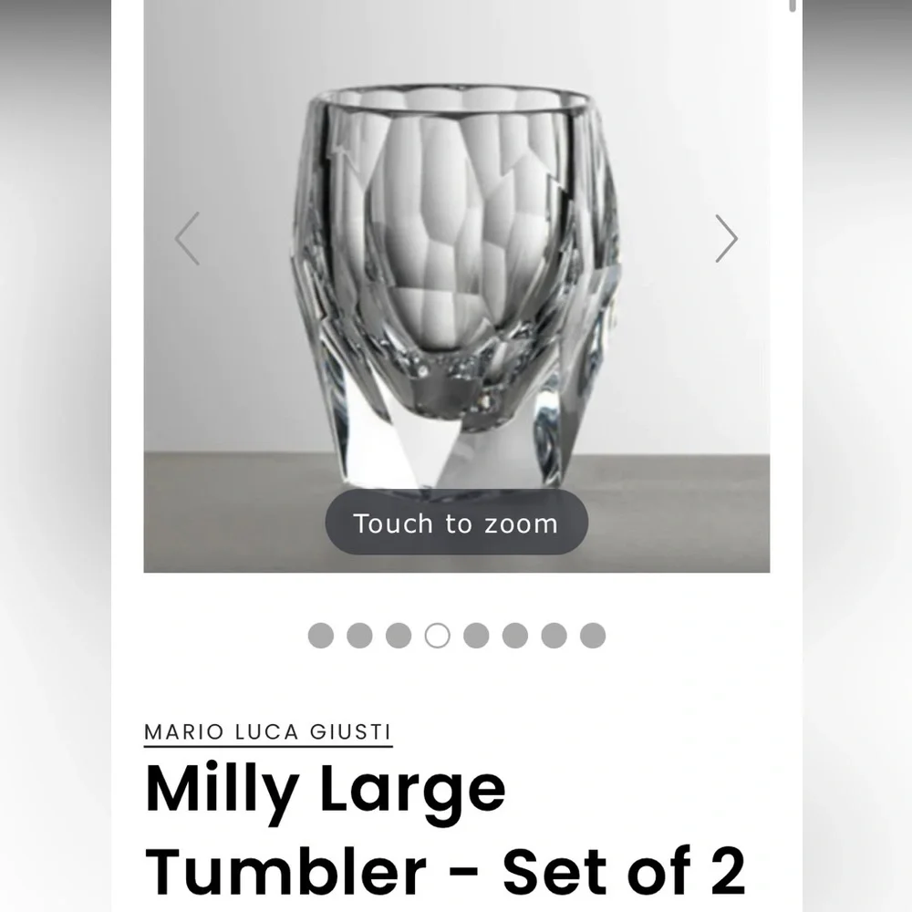Handcrafted tumbler‎ acrylic faceted desktop decor 10oz​